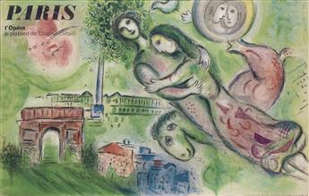 MARC CHAGALL (after) Three color lithograph posters